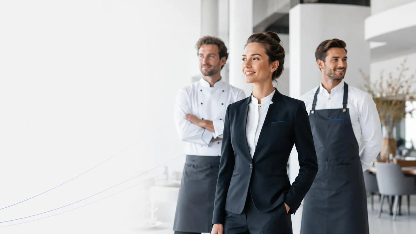 Teamkleidung & Textilveredelung für Gastronomie & Hotellerie – veredelt von TEAMDROP