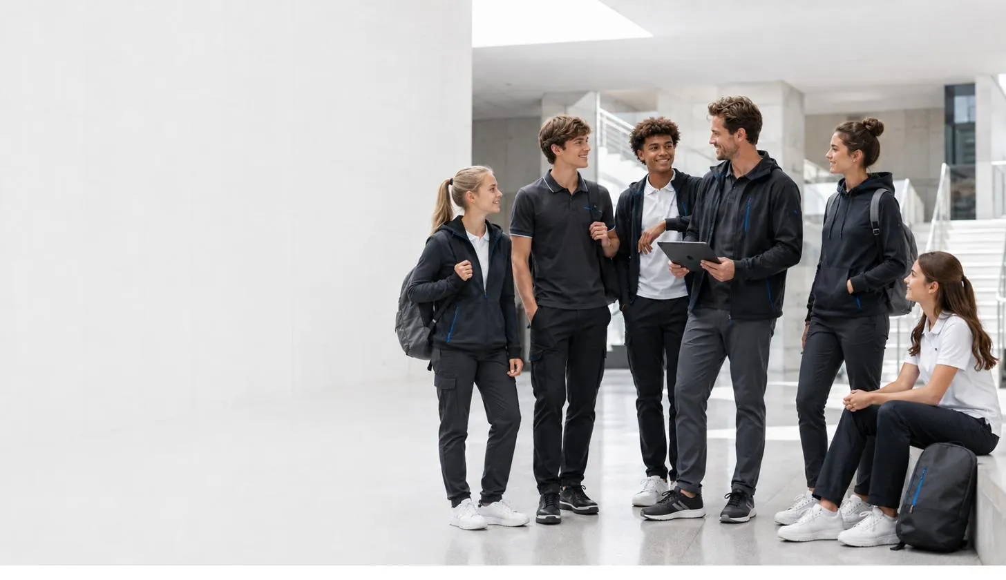 Teamkleidung & Textilveredelung für Schulen & Gruppen – veredelt von TEAMDROP